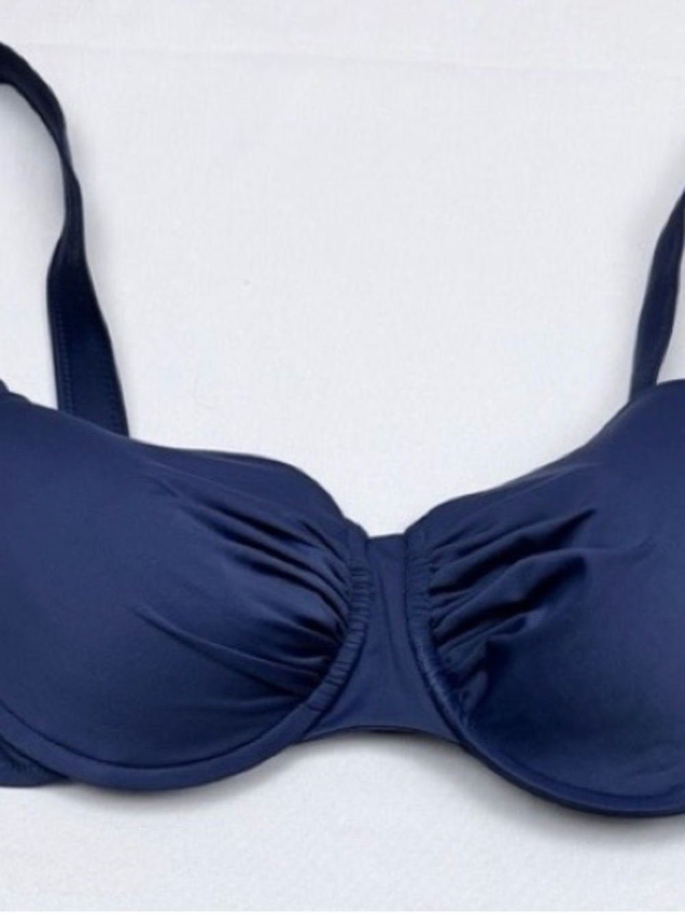 Lands' End Deep Blue Halter Bikini Top 10